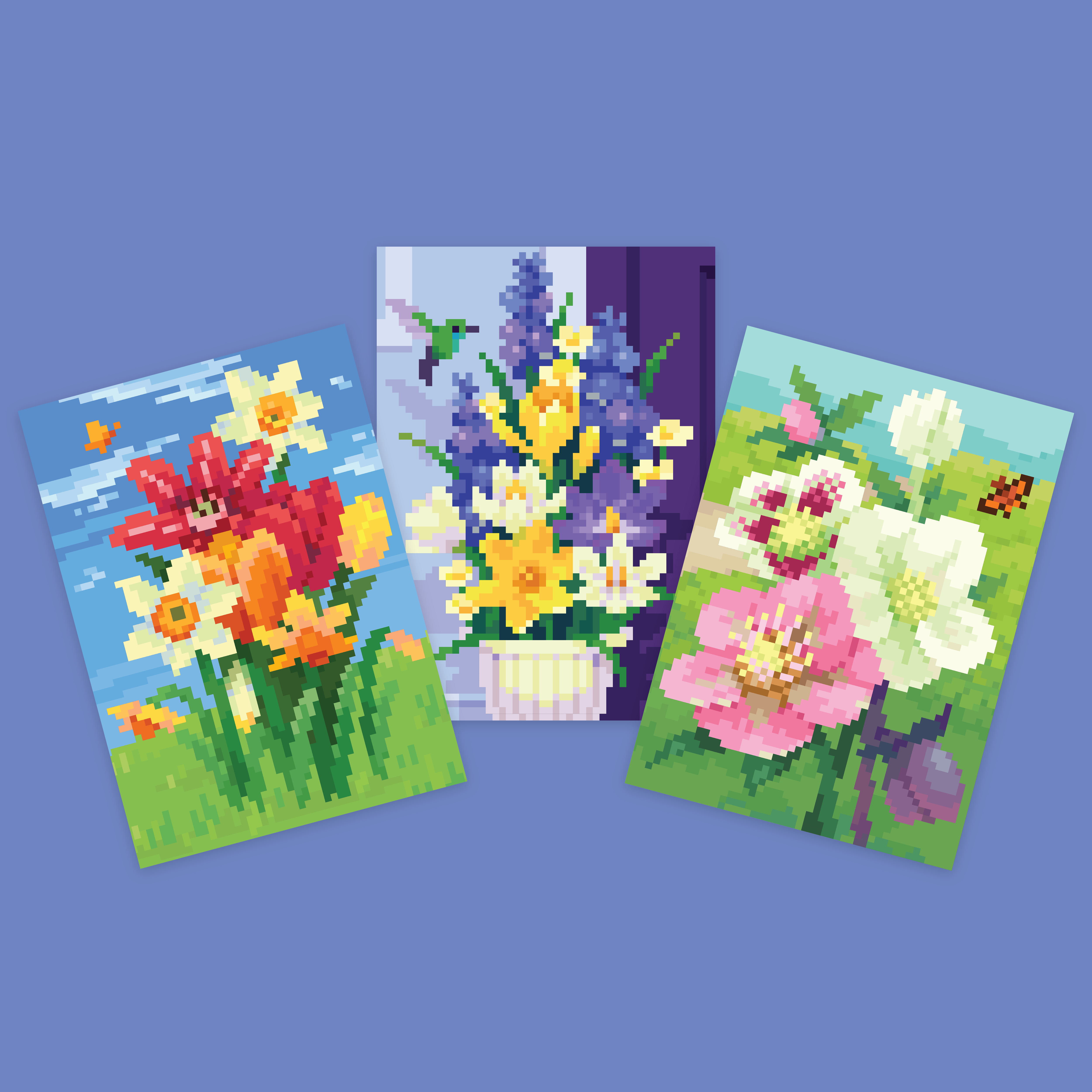 Spring Flowers Collectible Cards | Craft Kit | Pixyls – Pixyls
