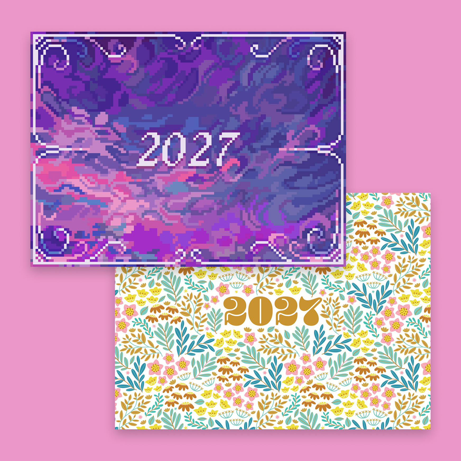 2027 Desk Calendar Bundle