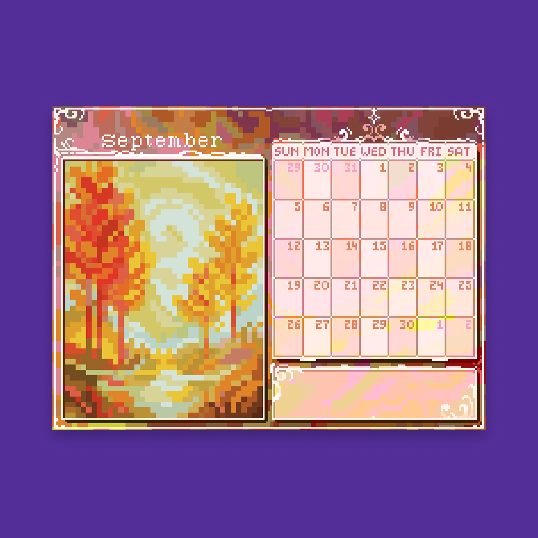Pixyls x Hexh Schreibtischkalender 2027