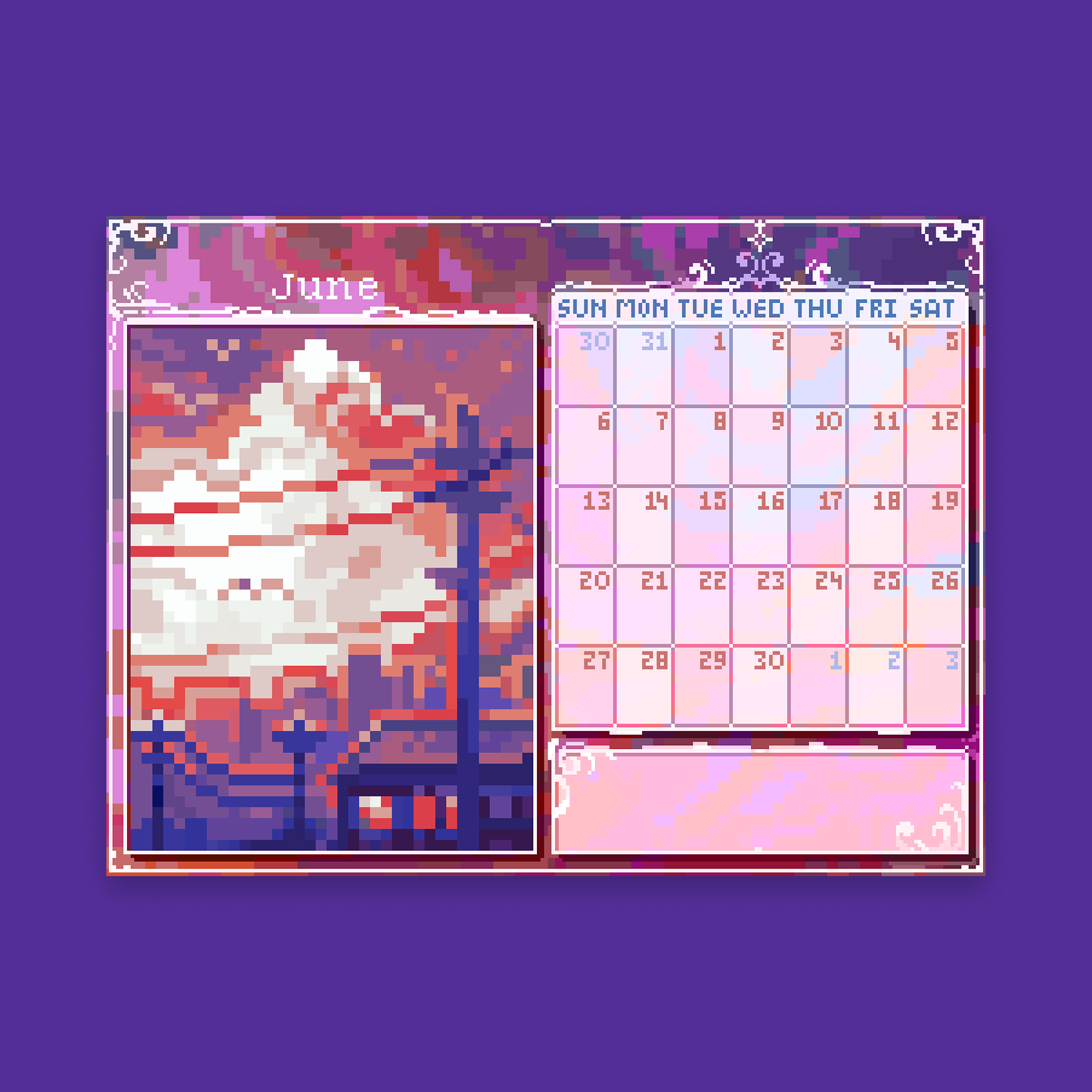 Pixyls x Hexh Schreibtischkalender 2027
