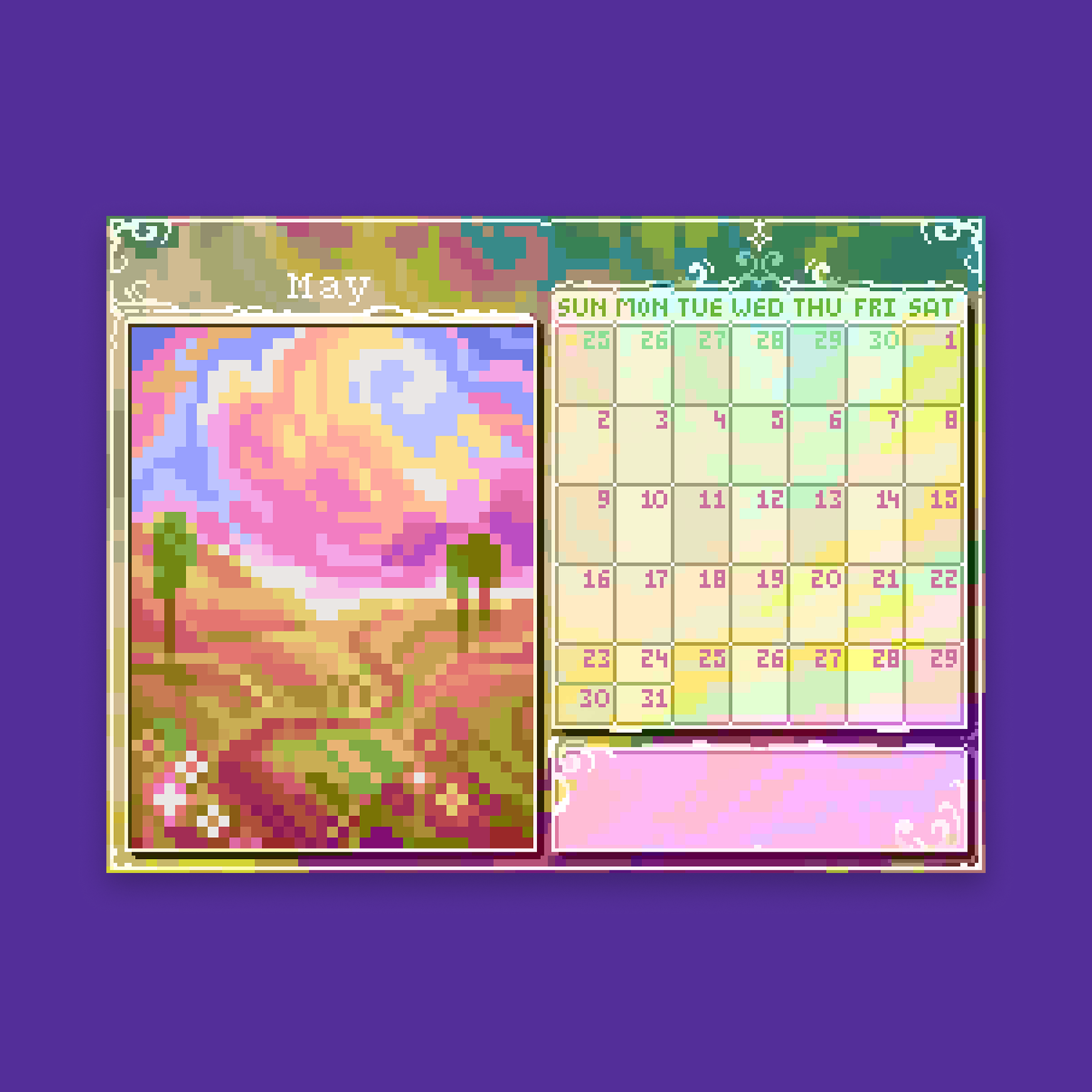 Pixyls x Hexh Schreibtischkalender 2027