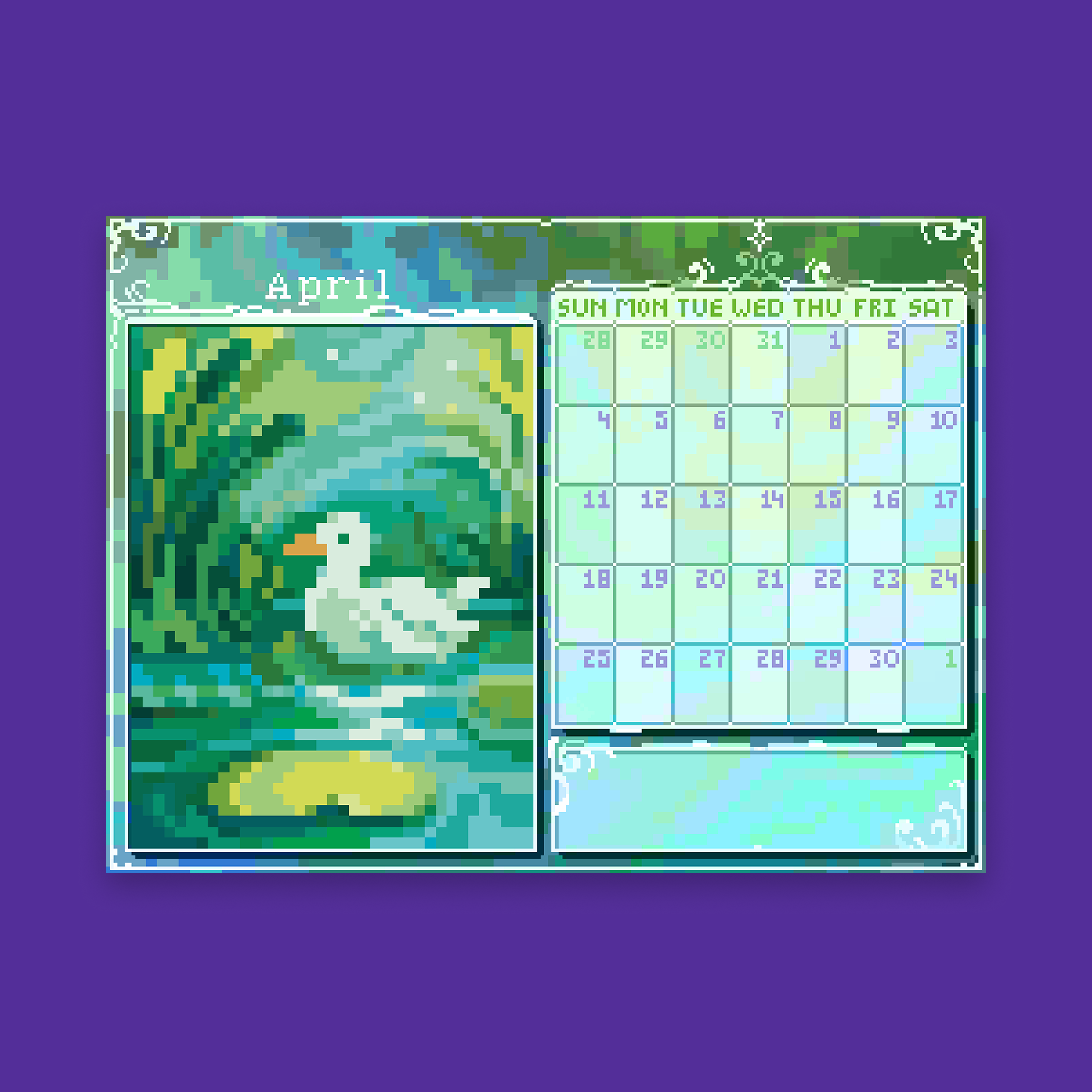 Pixyls x Hexh Schreibtischkalender 2027