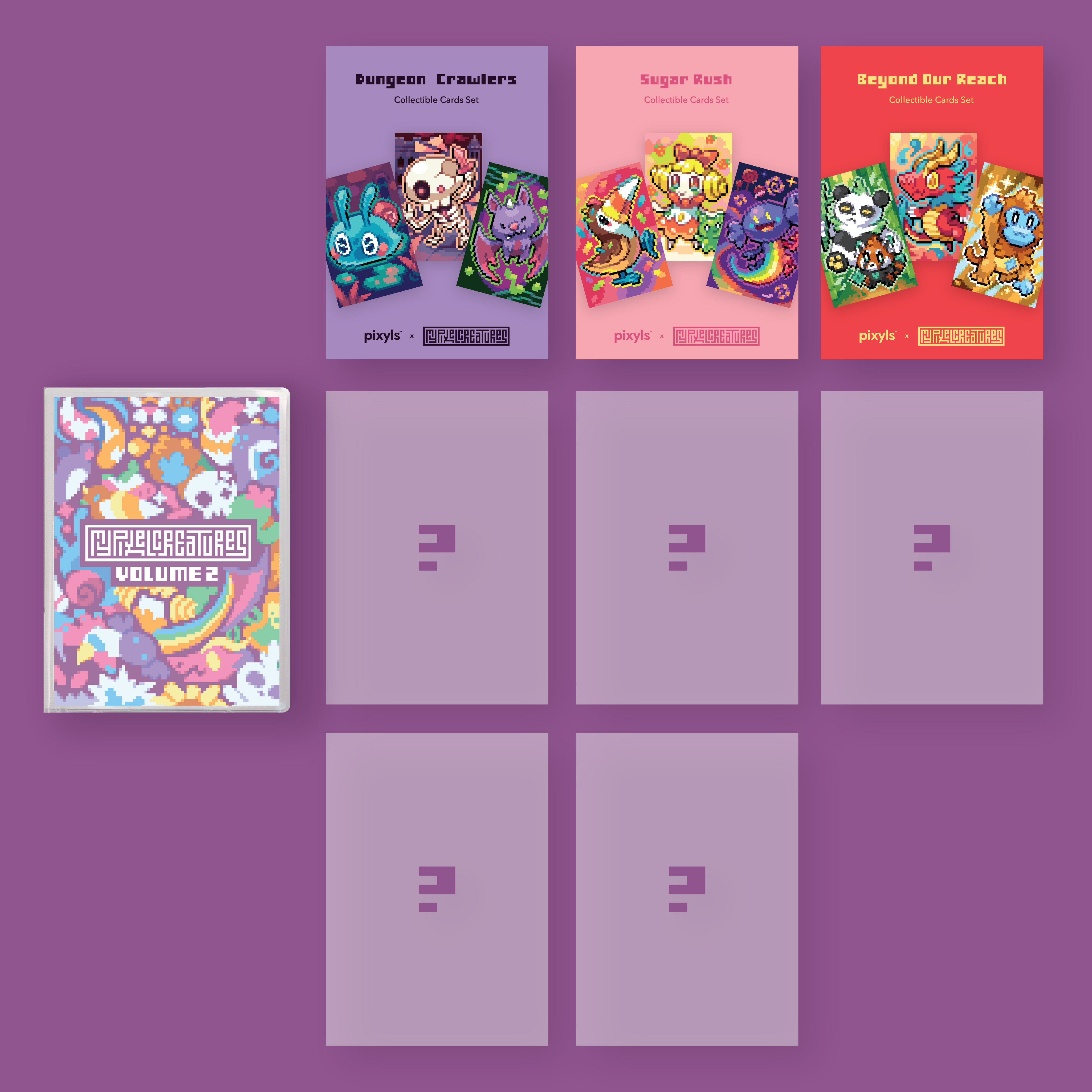 Álbum de Cartas Coleccionables MyPixelCreatures