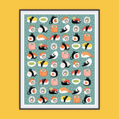 Sushi Cats! Canvas