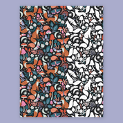 Night Foxes Canvas