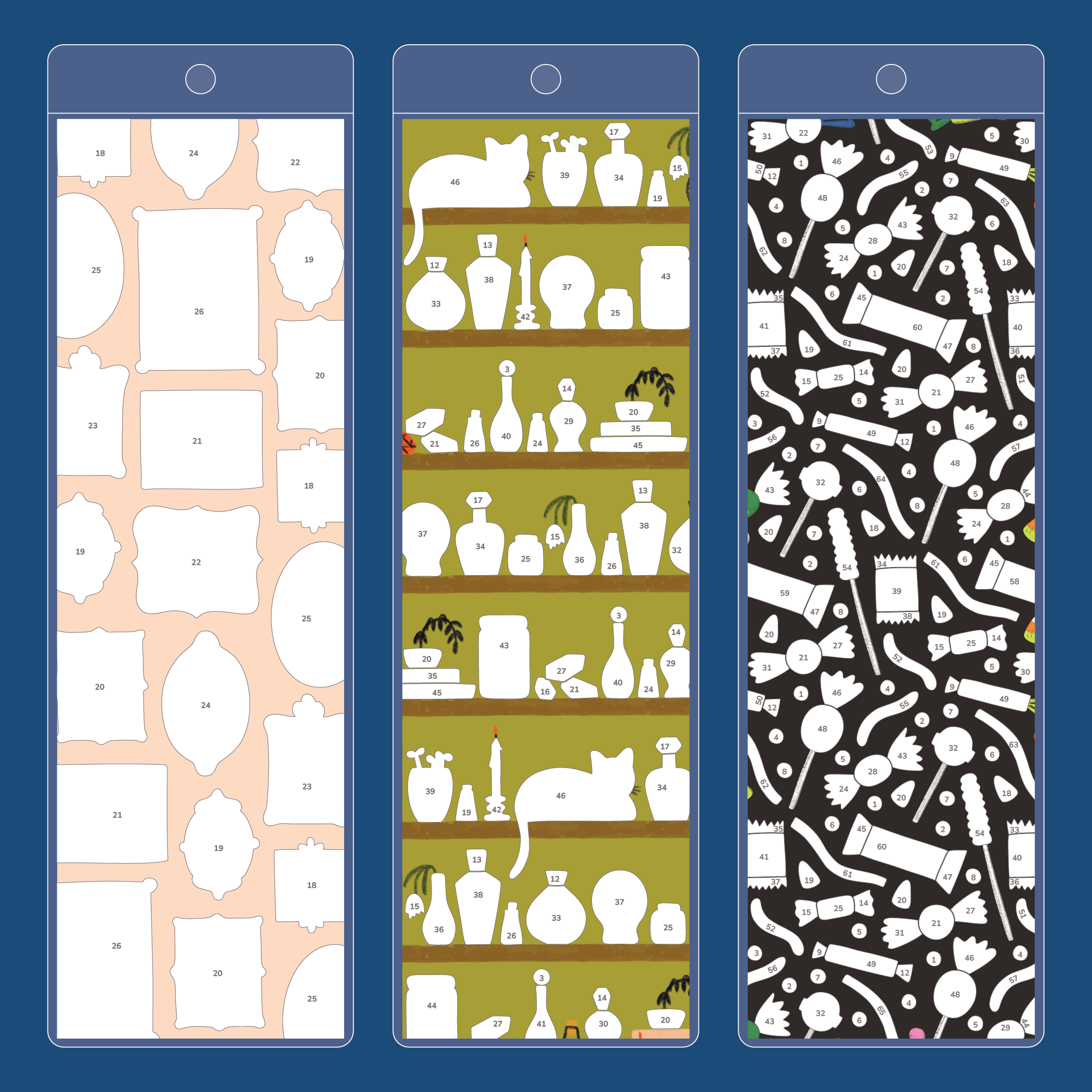 Spooky Boo-kmark Set