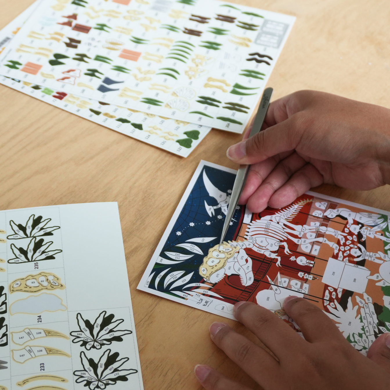 Dinosaur Exhibit Canvas
