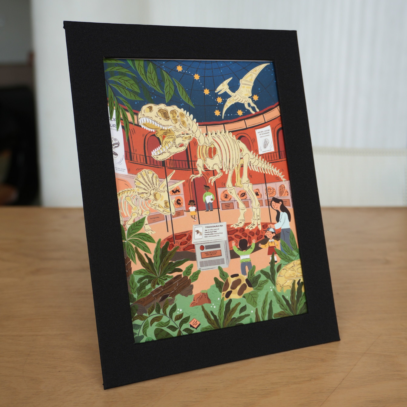 Dinosaur Exhibit Canvas