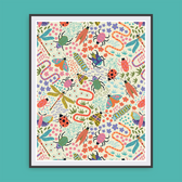 Doodle Bugs Canvas