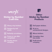 Vexyls Sticker by Number Canvases Scenes
