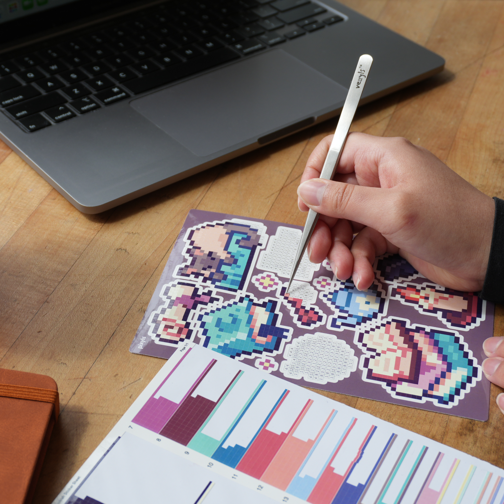 Pixyls Sticker by Number Sticker Sheets