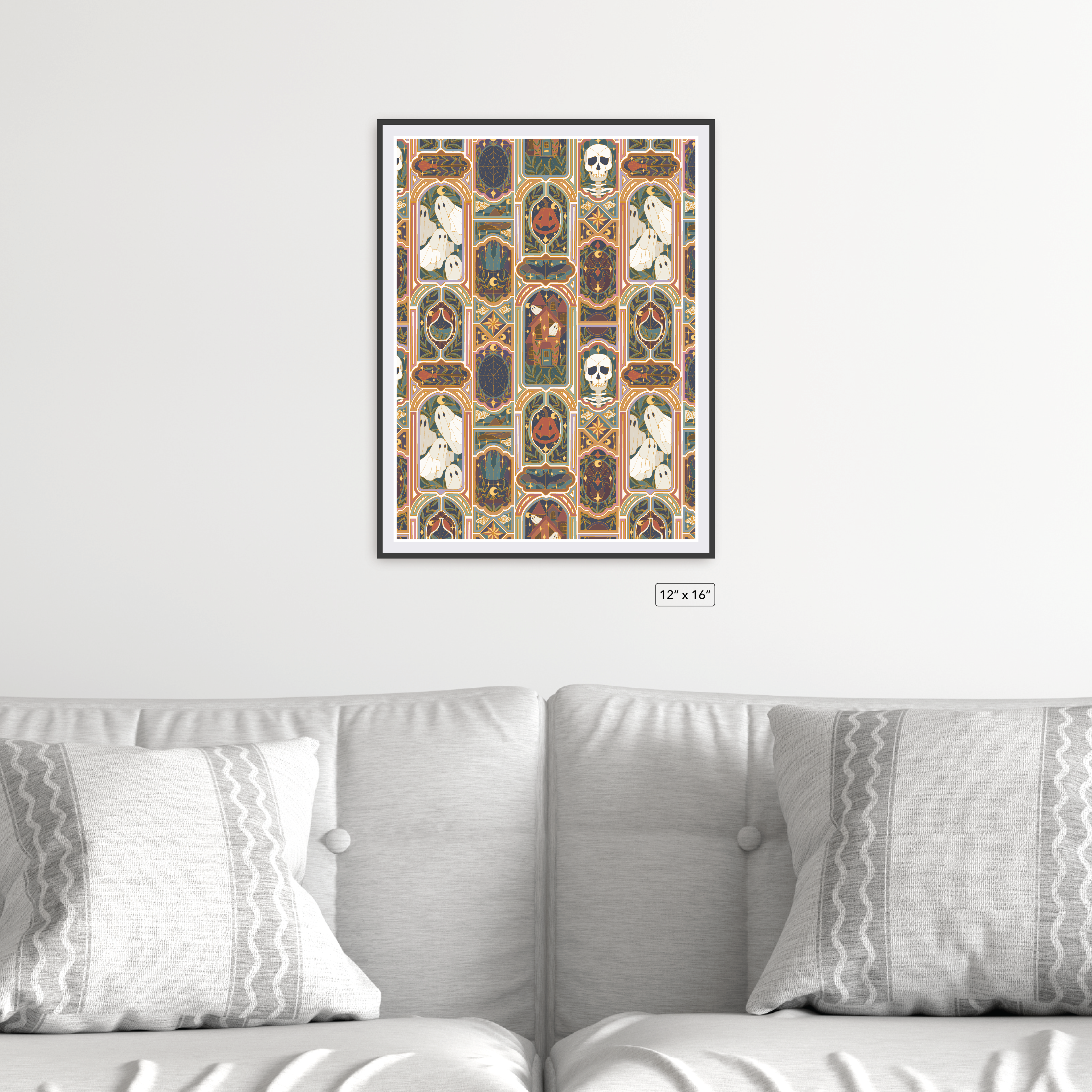 Hallowindow Retro Canvas