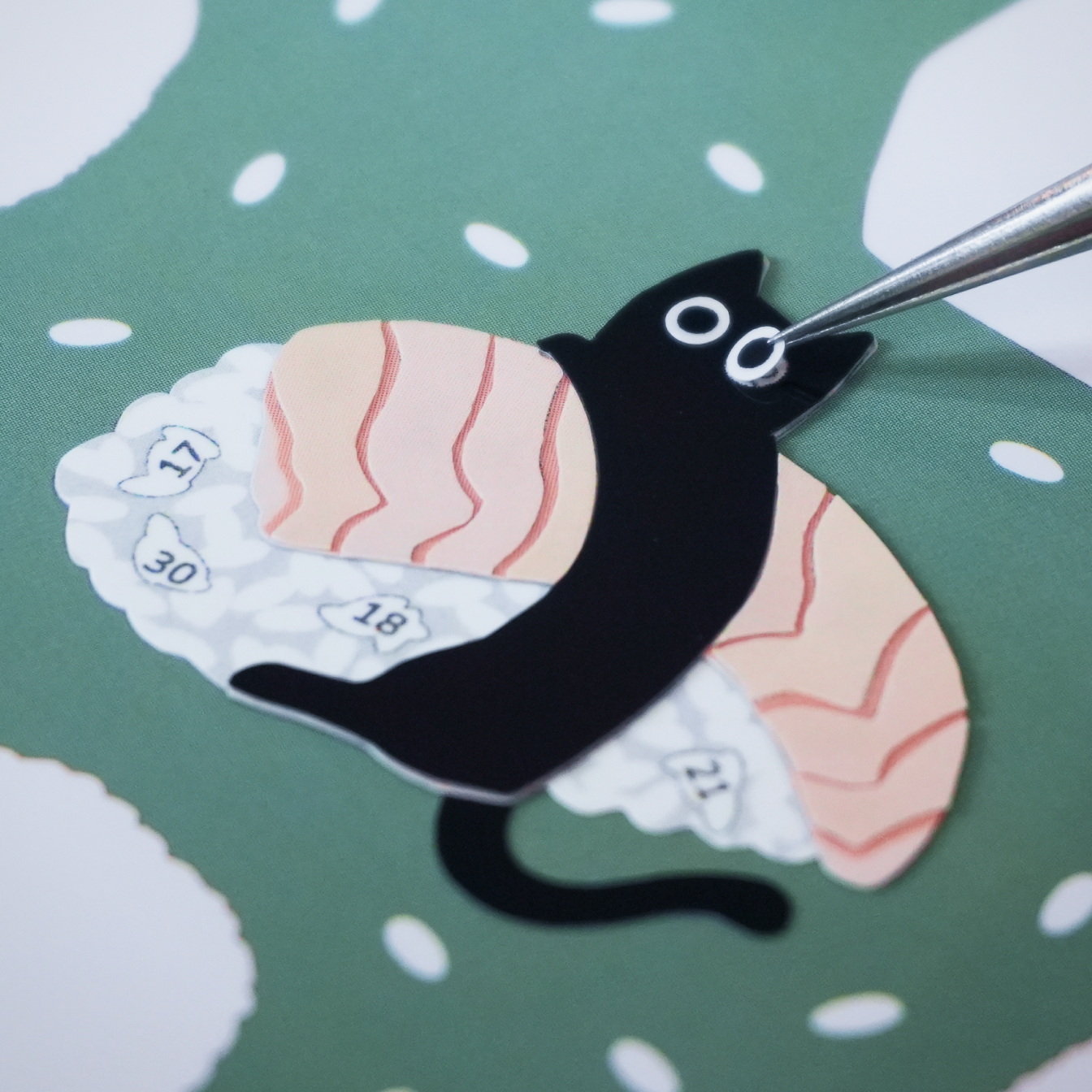 Kanvas Kucing Sushi!