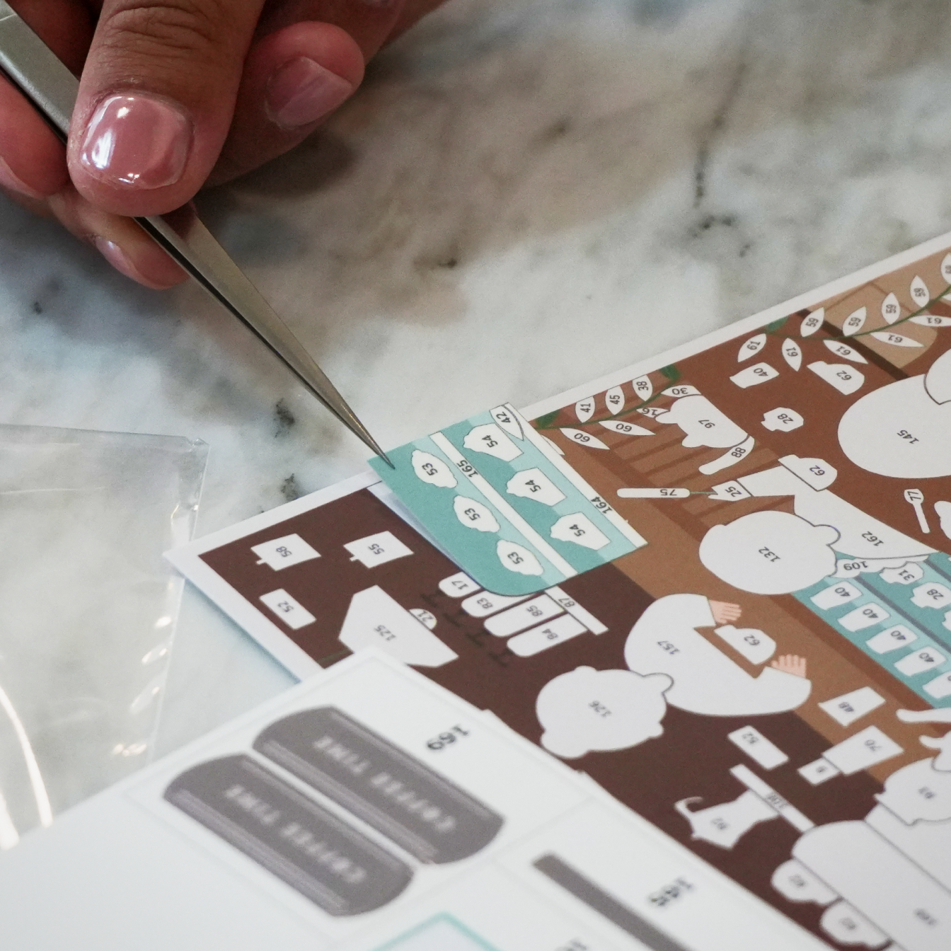 Cat Café Canvas