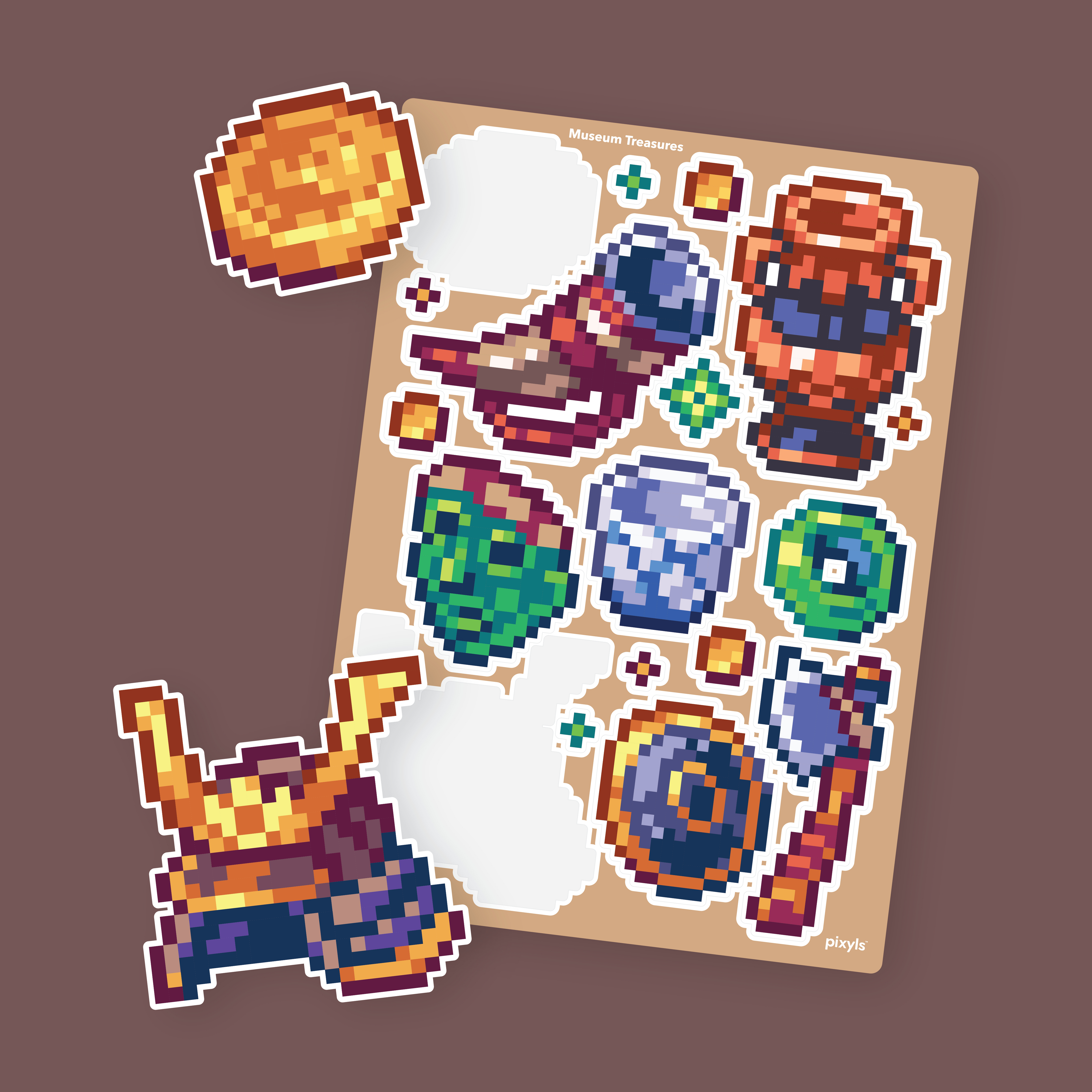 Museum Treasures Sticker Sheet