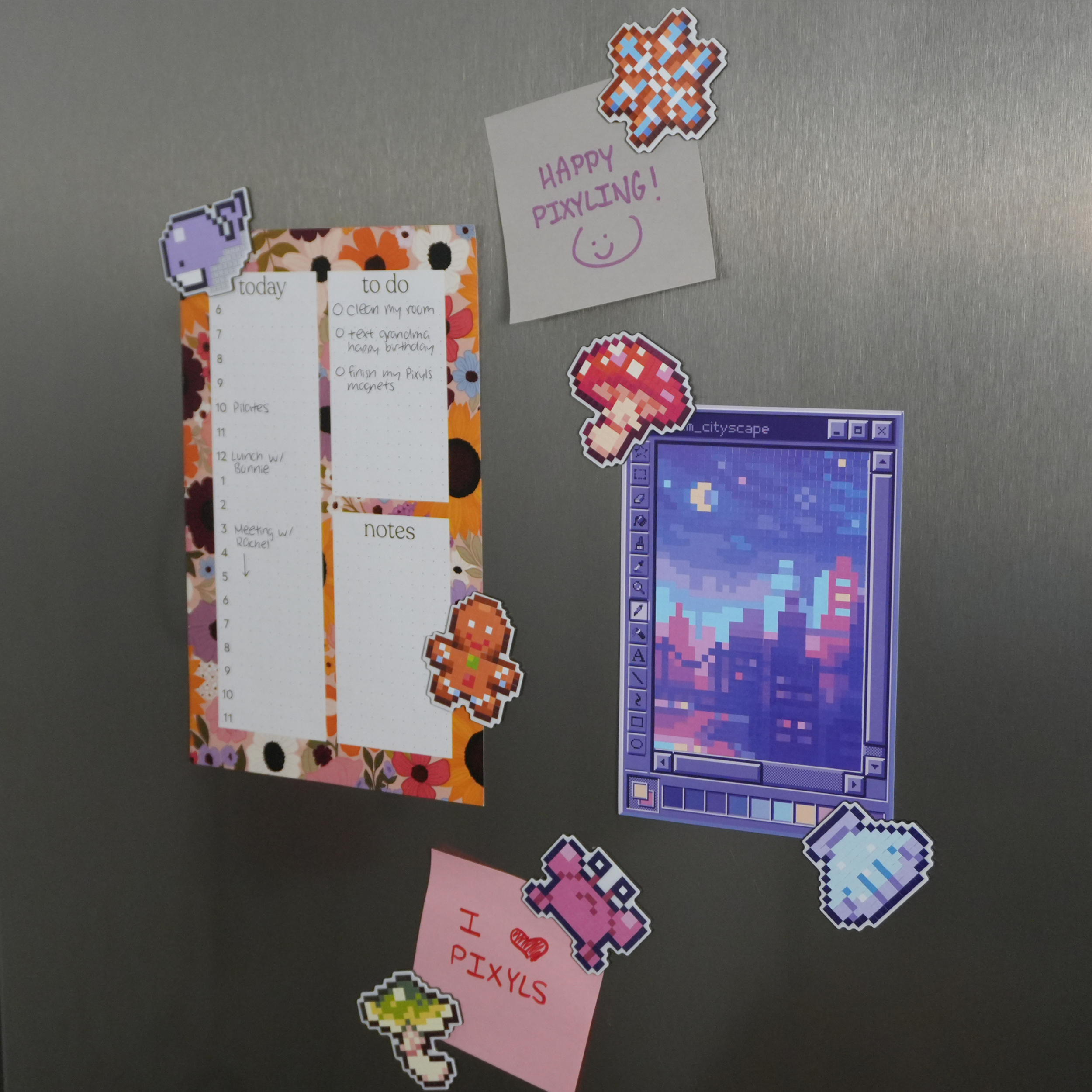 Pixyls Sticker by Number Magnets