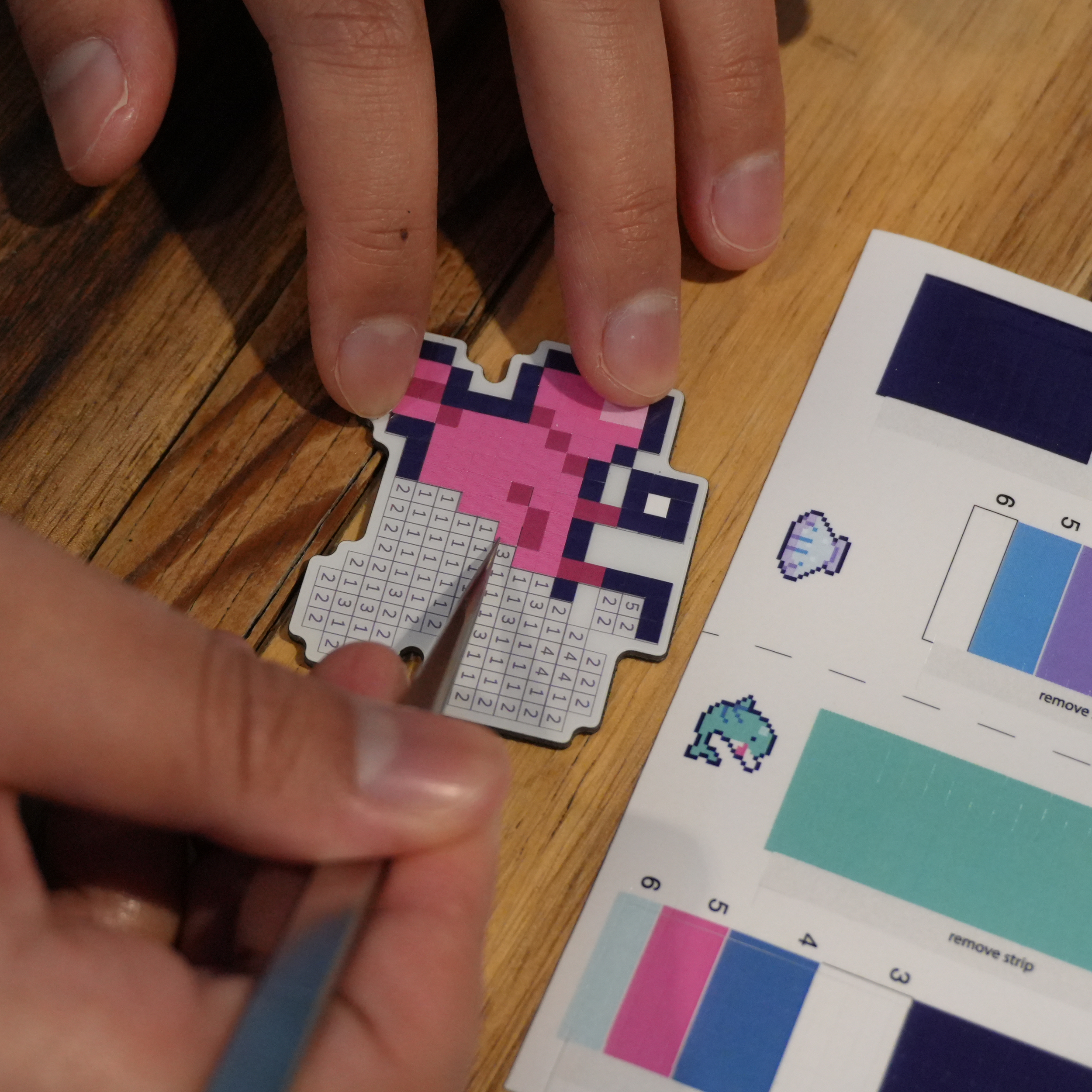 Pixyls Sticker by Number Magnets