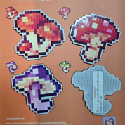 Mushroom Mini Magnets
