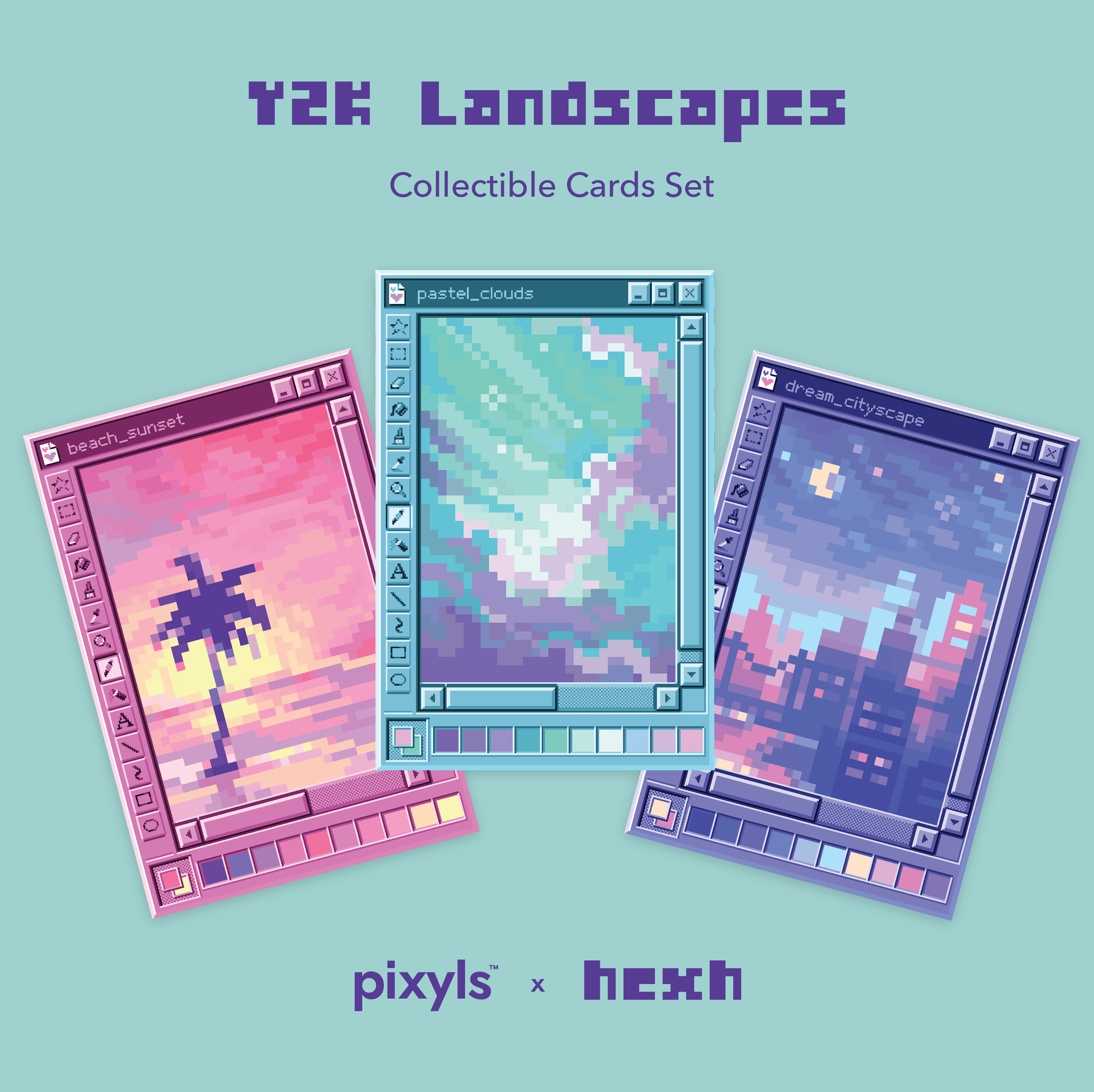 Y2K 風景コレクションカード