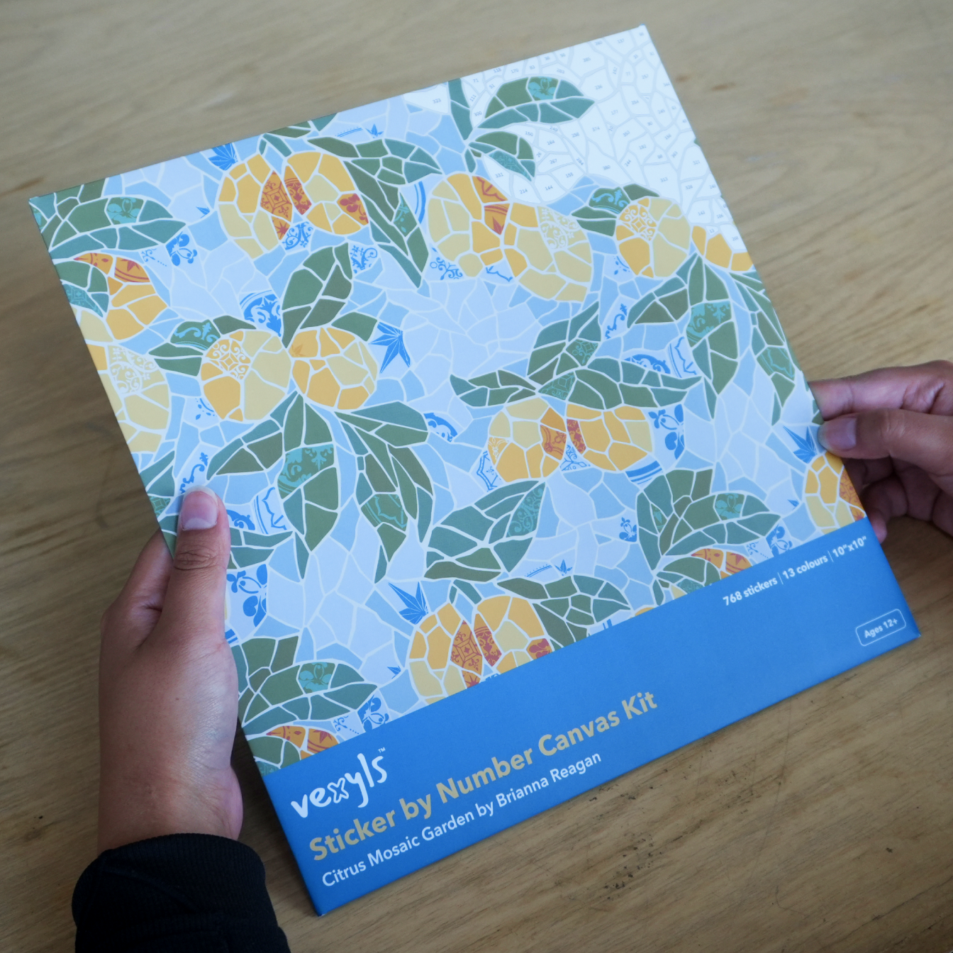 Citrus Mosaic Garden Canvas