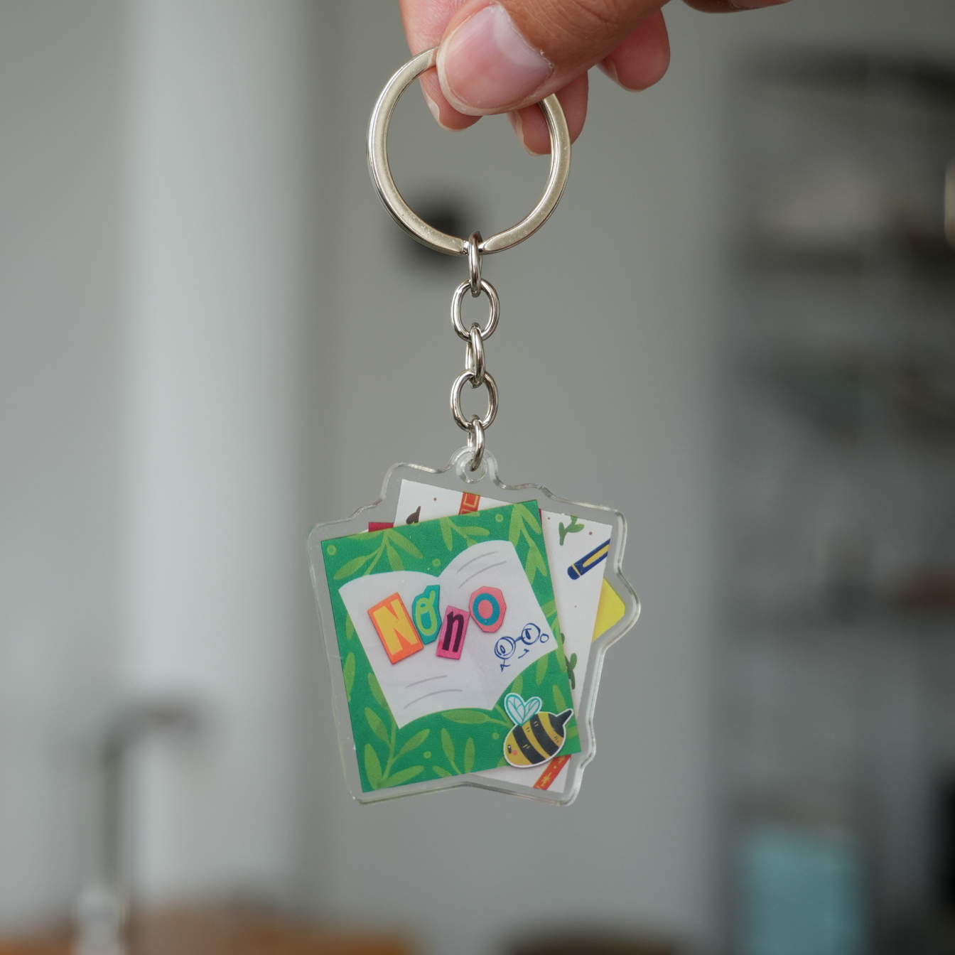 Nono Layered Keychain
