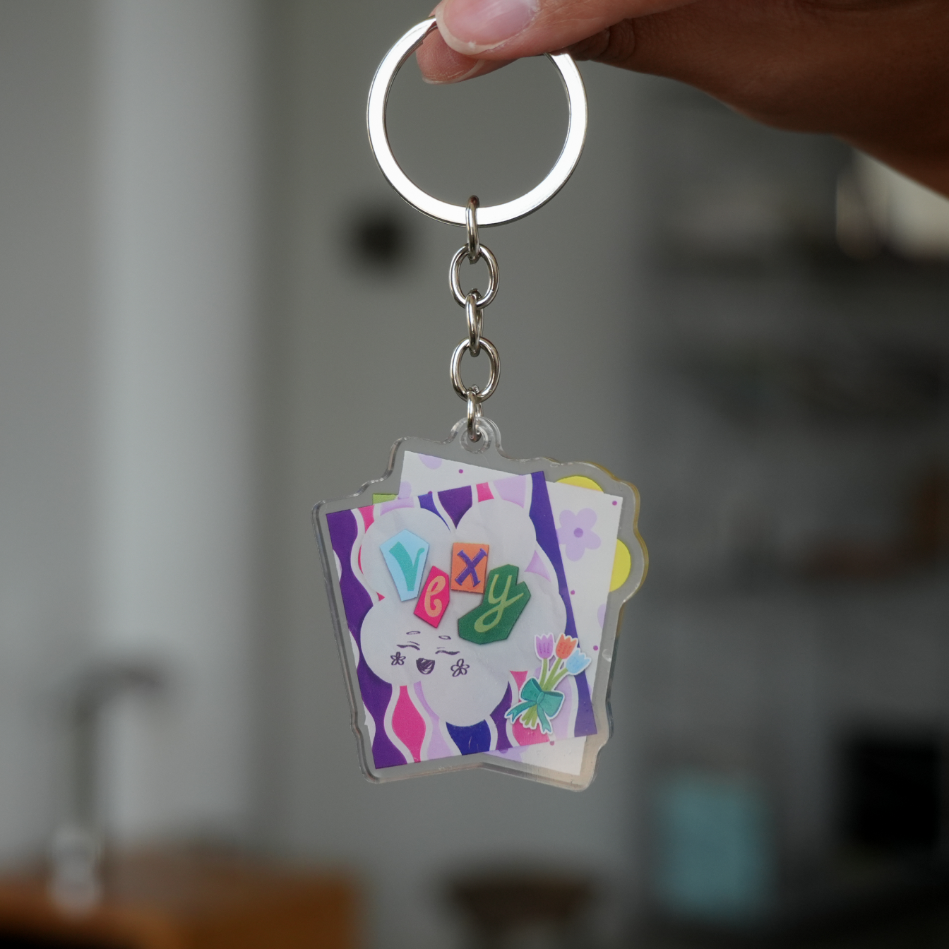 Vexy Layered Keychain